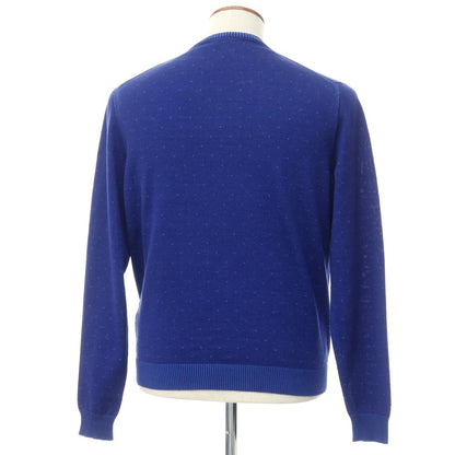 [Used] Drumohr Cotton V-neck Pullover Knit Navy Blue [Size 48] [BLU] [S/S] [Condition Rank B] [Men&