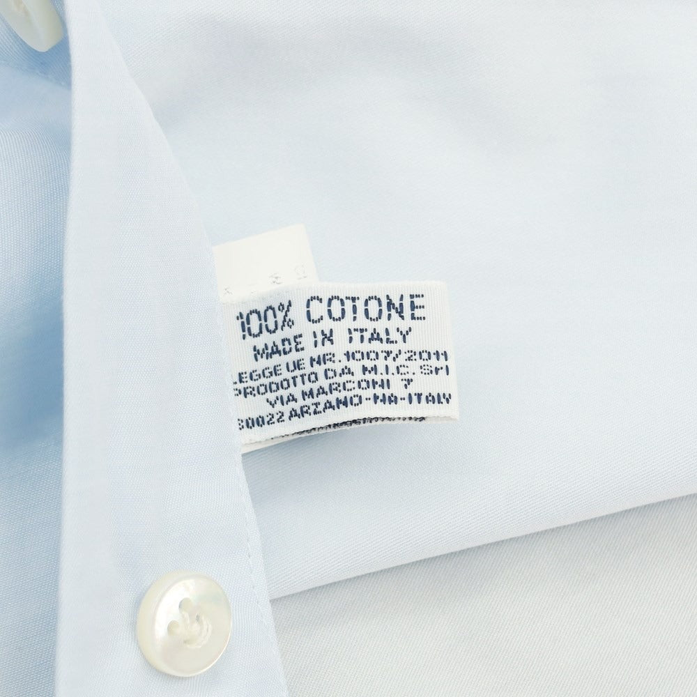 [Used] BARBA CULTO Cotton Button-down Dress Shirt, Light Blue [Size 38] [BLU] [S/S/A/W] [Condition Rank C] [Men&