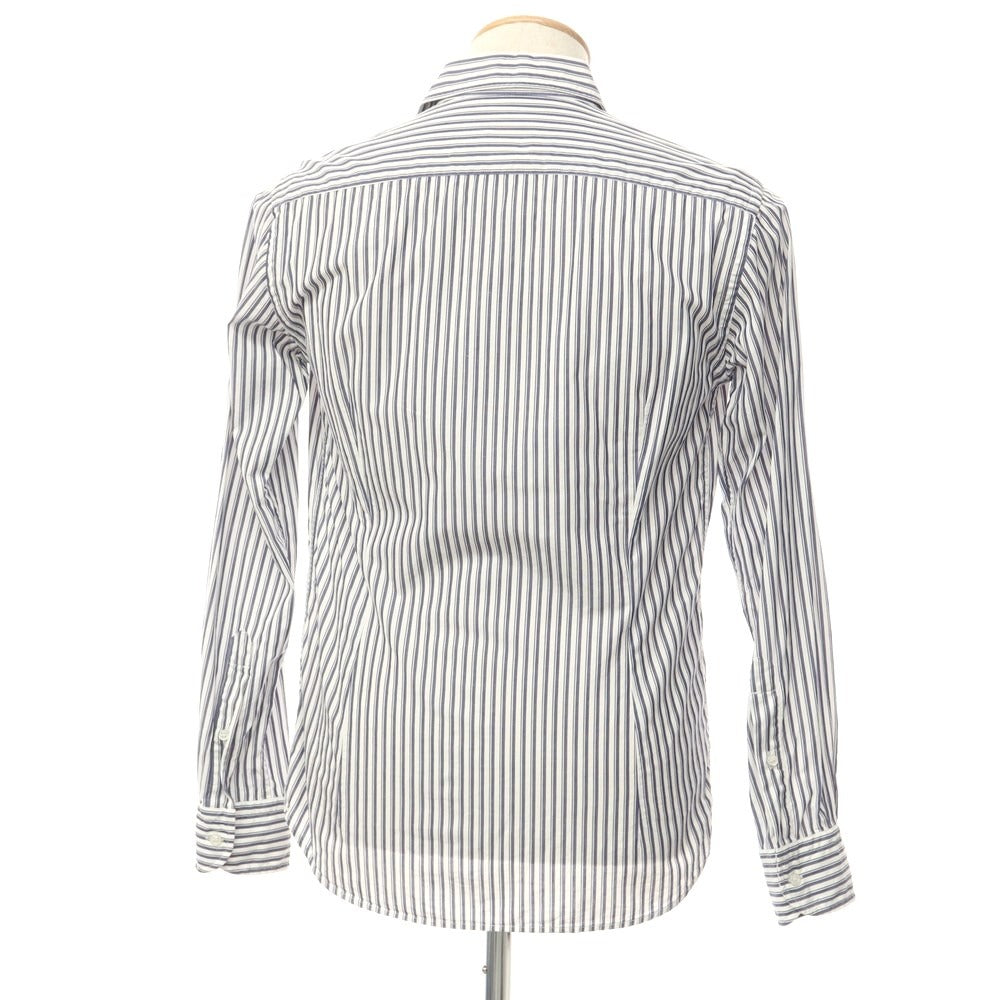 [Used] ORIAN Cotton Striped Dress Shirt White x Navy [Size 38] [WHT] [S/S/A/W] [Condition Rank B] ​​[Men&