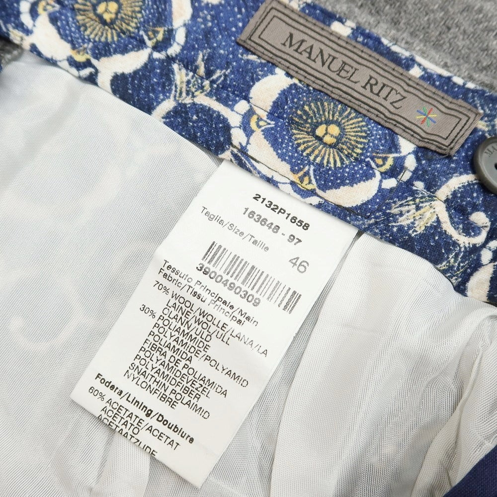 [Used] Manuel Ritz MANUEL RITZ Tweedy Wool Nylon Dress Slacks Pants Grey [Size 46] [GRY] [A/W] [Condition Rank B] ​​[Men&