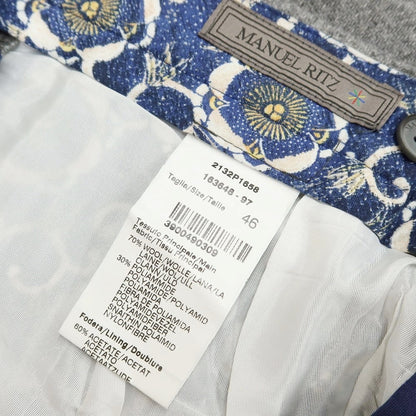 [Used] Manuel Ritz MANUEL RITZ Tweedy Wool Nylon Dress Slacks Pants Grey [Size 46] [GRY] [A/W] [Condition Rank B] ​​[Men&