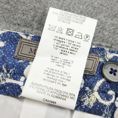 [Used] Manuel Ritz MANUEL RITZ Tweedy Wool Nylon Dress Slacks Pants Grey [Size 46] [GRY] [A/W] [Condition Rank B] ​​[Men&