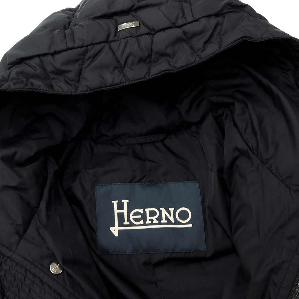 【中古】ヘルノ Herno ナイロン ダウンコート
 ブラック【サイズ44】【BLK】【A/W】【状態ランクB】【メンズ】
【759892】[DPD]