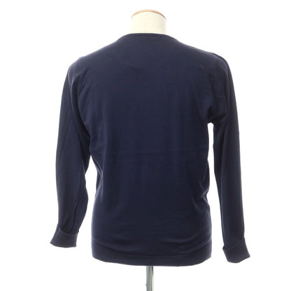 【中古】ジョンスメドレー JOHN SMEDLEY コットン Ｖネック プルオーバーニット ネイビー【サイズS】【NVY】【S/S】【状態ランクC】【メンズ】【759680】
[DPD]