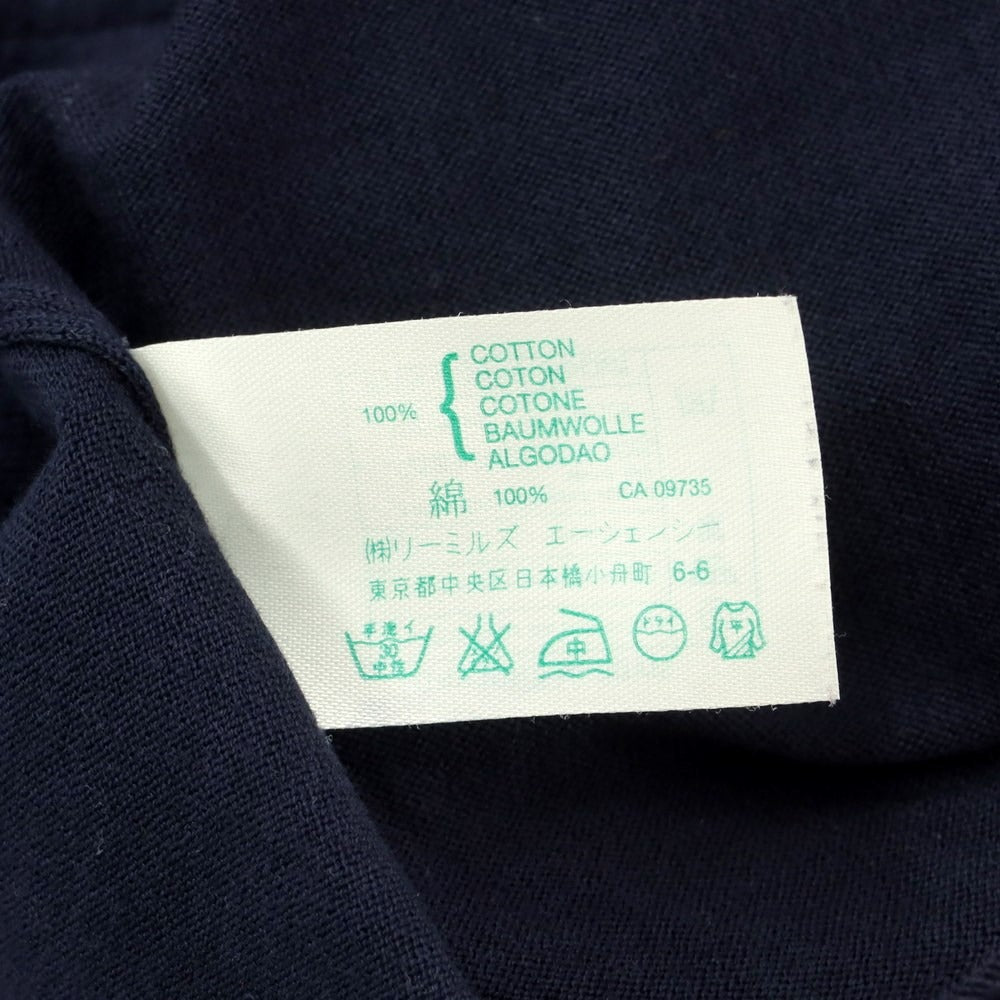 [Used] John Smedley Cotton V-neck pullover knit navy [Size S] [NVY] [S/S] [Condition Rank C] [Men&