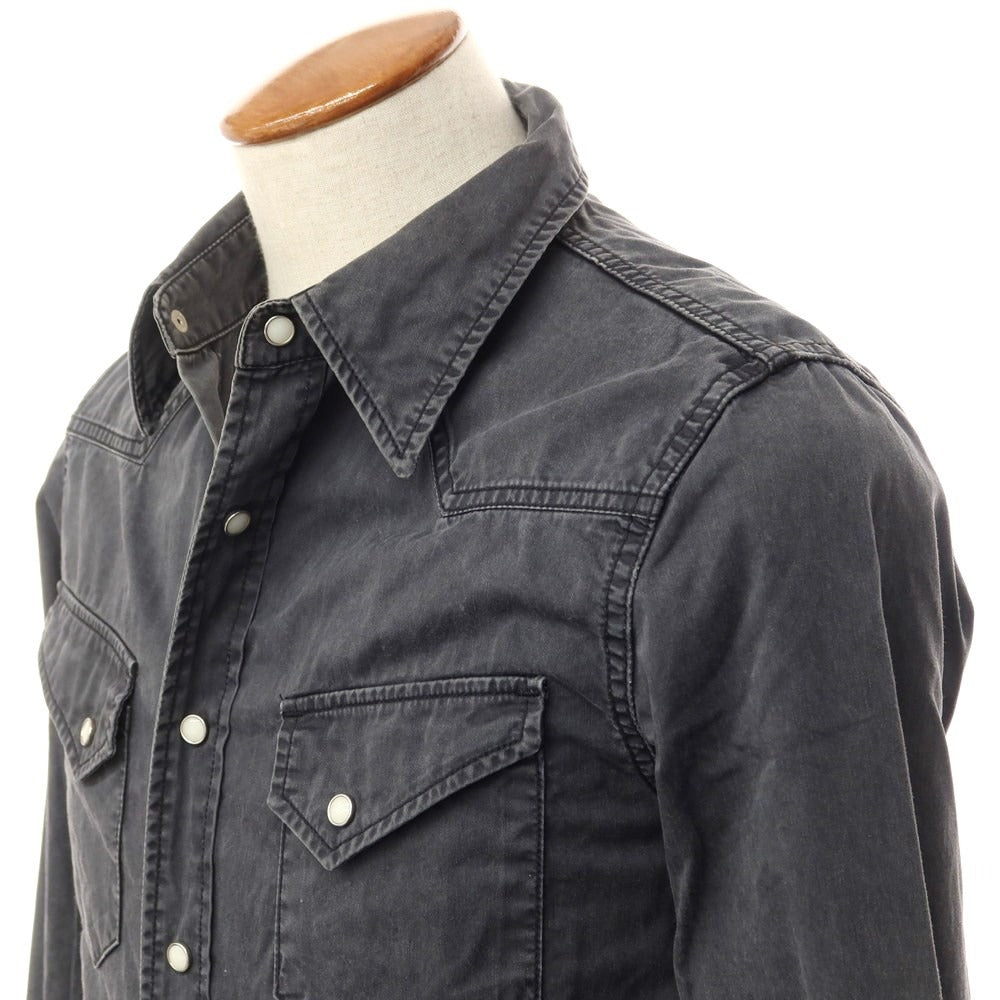 [Used] REMI RELIEF Cotton Western Shirt, Grey [Size M] [GRY] [S/S/A/W] [Condition Rank C] [Men&