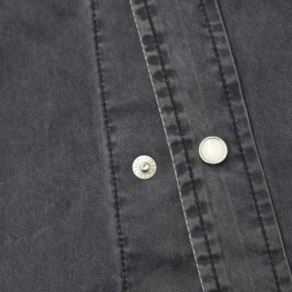 [Used] REMI RELIEF Cotton Western Shirt, Grey [Size M] [GRY] [S/S/A/W] [Condition Rank C] [Men&