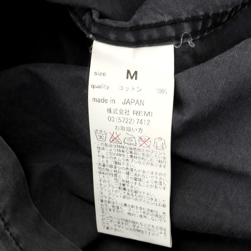 [Used] REMI RELIEF Cotton Western Shirt, Grey [Size M] [GRY] [S/S/A/W] [Condition Rank C] [Men&