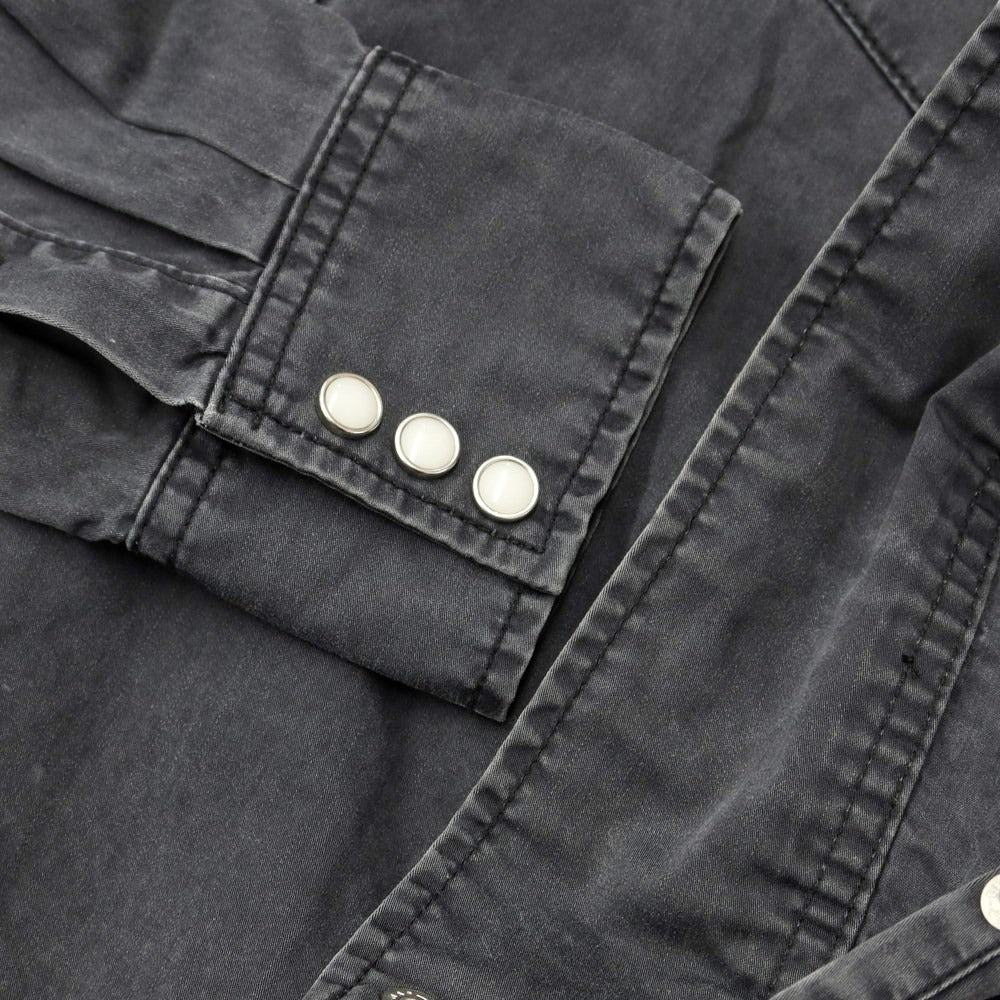 [Used] REMI RELIEF Cotton Western Shirt, Grey [Size M] [GRY] [S/S/A/W] [Condition Rank C] [Men&