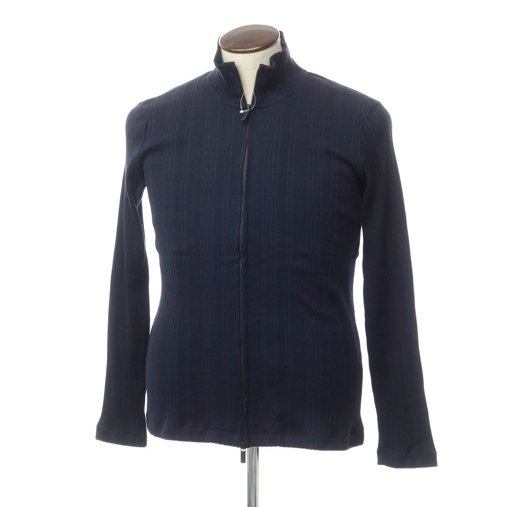 [Used] DKNY Cotton Polyester Zip-up Cardigan Navy [Size XL] [NVY] [S/S] [Condition Rank C] [Men&