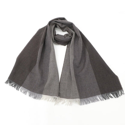 [Used] Barneys New York BARNEYS NEWYORK Herringbone Wool Stole Gray x Brown [GRY] [A/W] [Condition Rank B] ​​[Men&