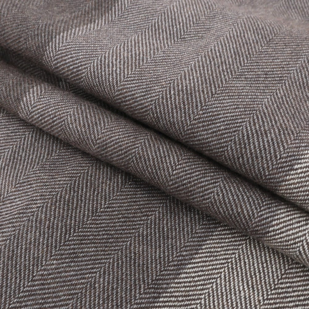 [Used] Barneys New York BARNEYS NEWYORK Herringbone Wool Stole Gray x Brown [GRY] [A/W] [Condition Rank B] ​​[Men&