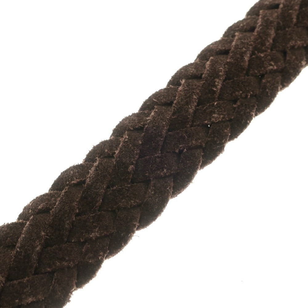 [Used] Daniel &amp;amp; Bob Suede Leather Mesh Belt Dark Brown [BRW] [S/S/A/W] [Condition Rank C] [Men&