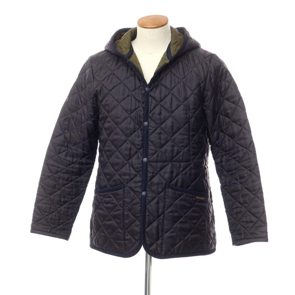 [Used] LAVENHAM Polyester Hooded Quilted Blouson Dark Navy [Size 38] [NVY] [A/W] [Condition Rank C] [Men&