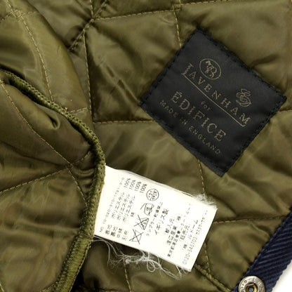 [Used] LAVENHAM Polyester Hooded Quilted Blouson Dark Navy [Size 38] [NVY] [A/W] [Condition Rank C] [Men&