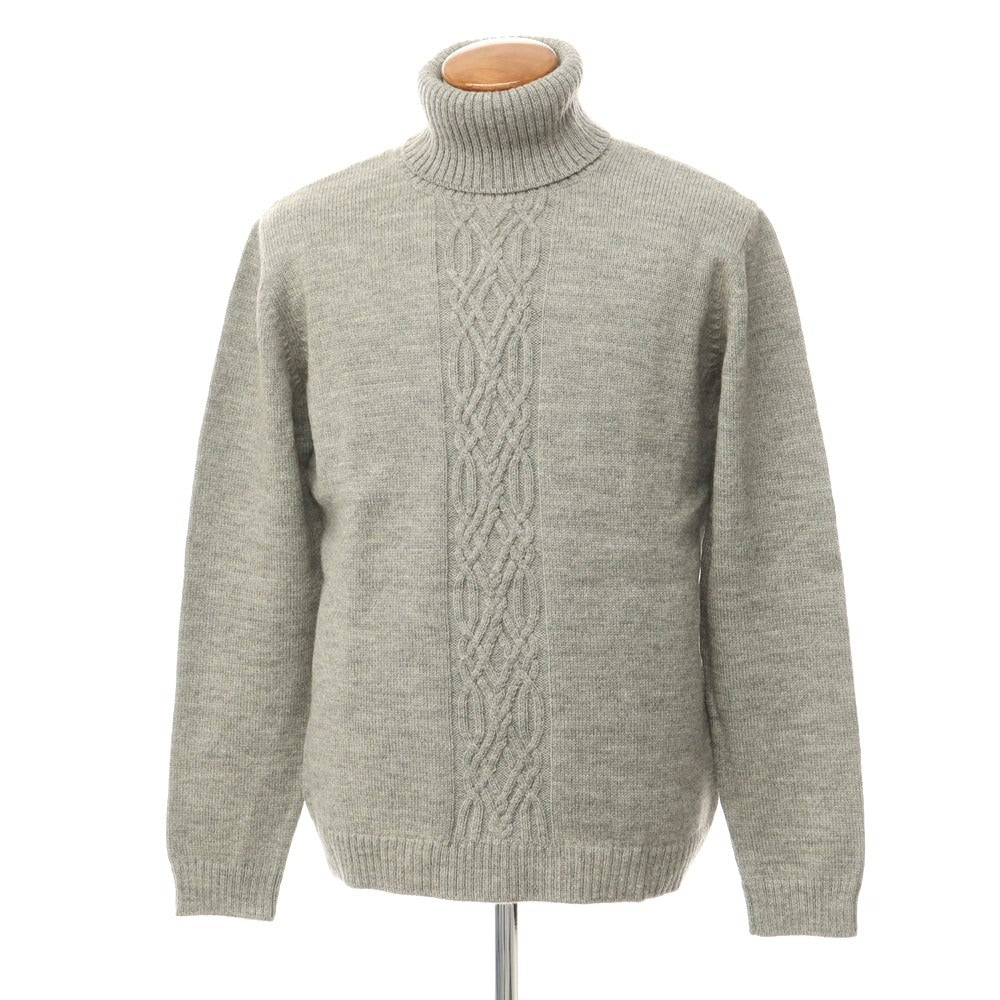 【中古】バーニーズニューヨーク BARNEYS NEWYORK ウール タートルネック ニット グレー【サイズM】【GRY】【A/W】【状態ランクA】【メンズ】【768797】