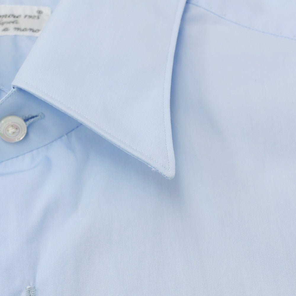 [Used] Finamore Broad Cotton Dress Shirt Light Blue [Size 39] [BLU] [S/S/A/W] [Condition Rank C] [Men&