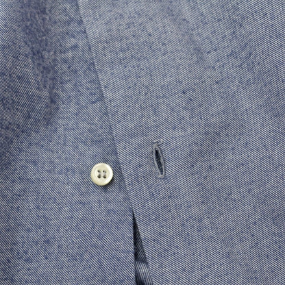 [Used] GUY ROVER Cotton Horizontal Collar Flannel Shirt Navy Blue [Size M] [NVY] [A/W] [Condition Rank C] [Men&