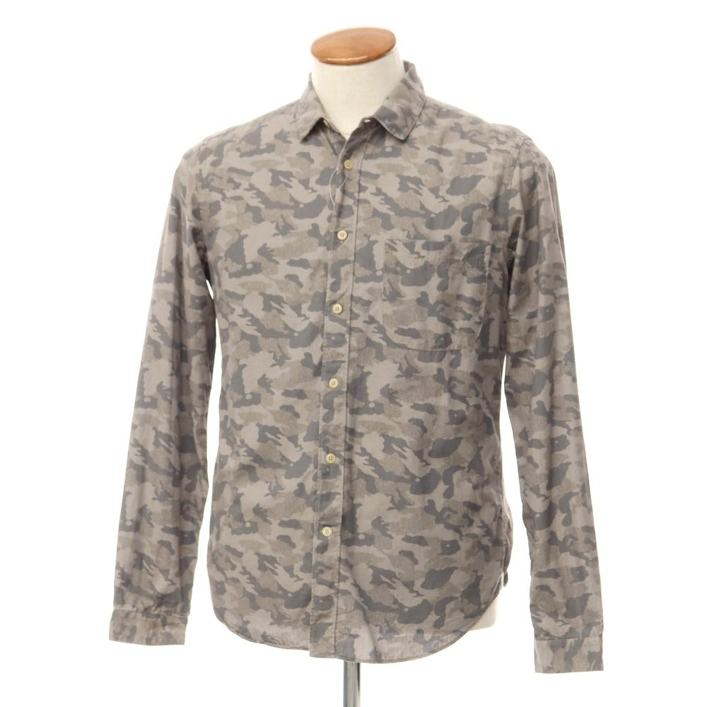 [Used] Mauro Grifoni Cotton Camouflage Shirt, Taupe x Gray [Size 39] [BRW] [S/S/A/W] [Condition Rank B] ​​[Men&