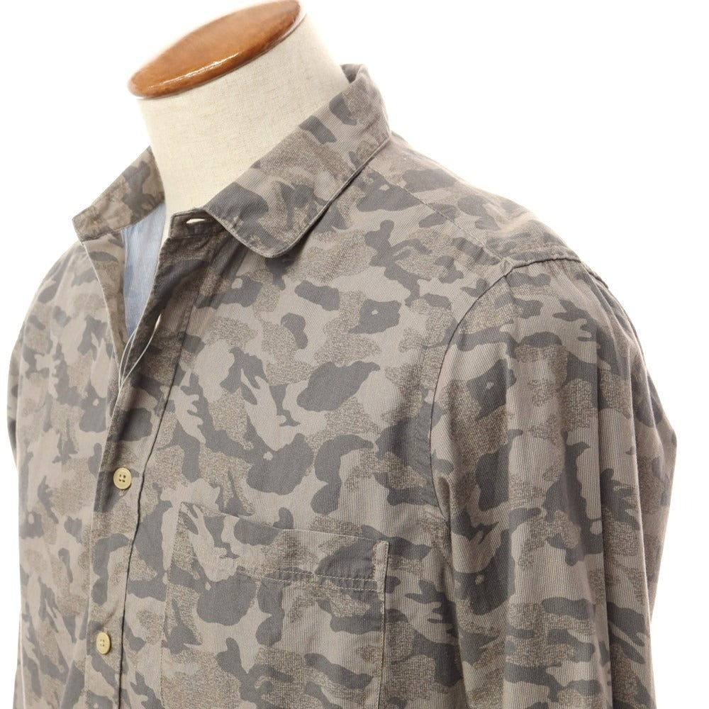 [Used] Mauro Grifoni Cotton Camouflage Shirt, Taupe x Gray [Size 39] [BRW] [S/S/A/W] [Condition Rank B] ​​[Men&