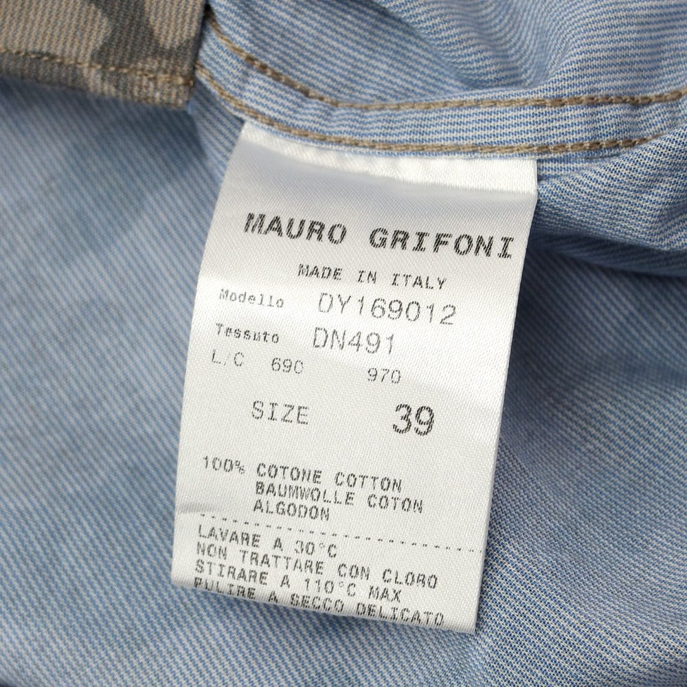 【中古】マウログリフォーニ Mauro Grifoni コットン カモフラージュ柄 シャツ トープxグレー【サイズ39】【BRW】【S/S/A/W】【状態ランクB】【メンズ】【768794】
[EPD]