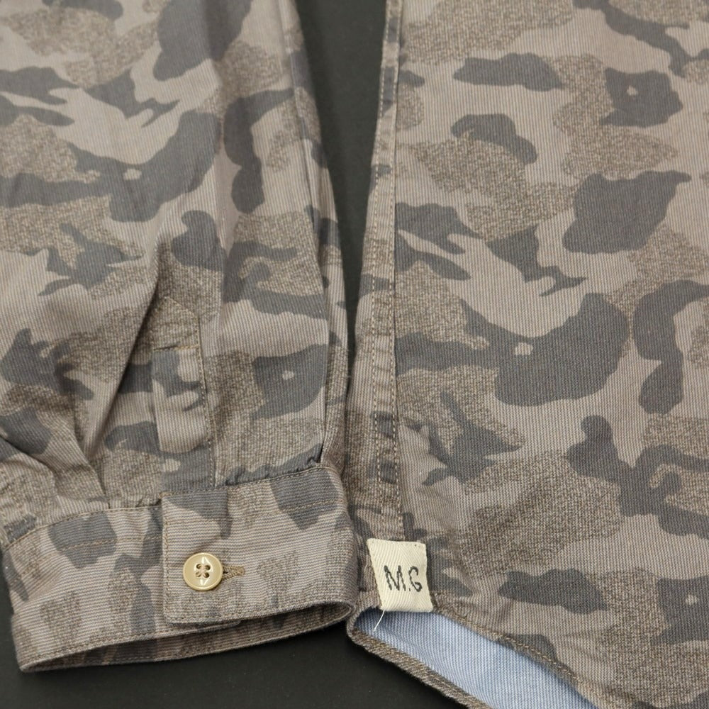 [Used] Mauro Grifoni Cotton Camouflage Shirt, Taupe x Gray [Size 39] [BRW] [S/S/A/W] [Condition Rank B] ​​[Men&