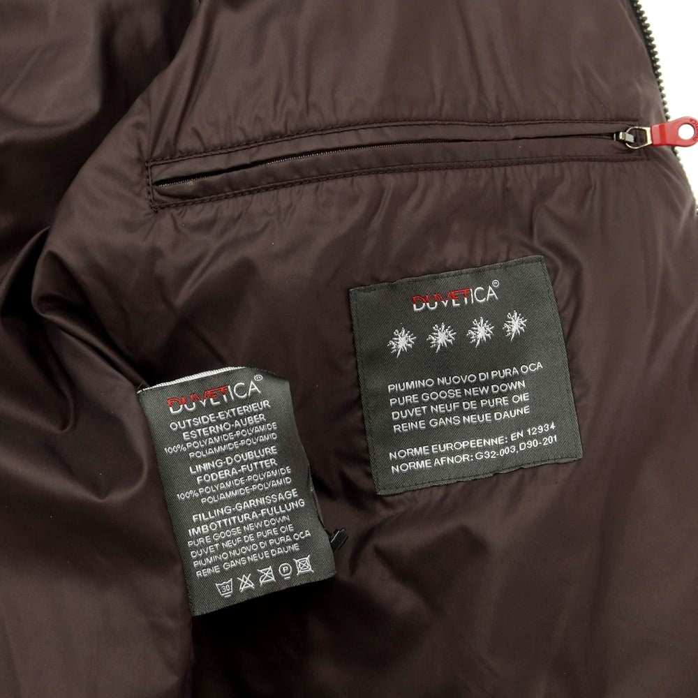 [Used] DUVETICA Nylon Down Jacket Blouson Dark Brown [Size 48] [BRW] [A/W] [Condition Rank C] [Men&