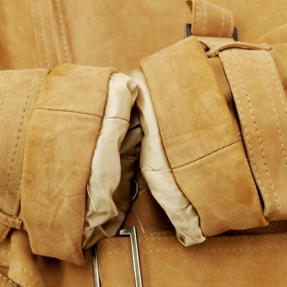 [Used] EMMETI goatskin suede padded trench coat, camel [size 48] [BRW] [A/W] [condition rank C] [men&