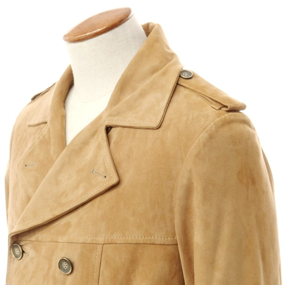 [Used] EMMETI goatskin suede padded trench coat, camel [size 48] [BRW] [A/W] [condition rank C] [men&