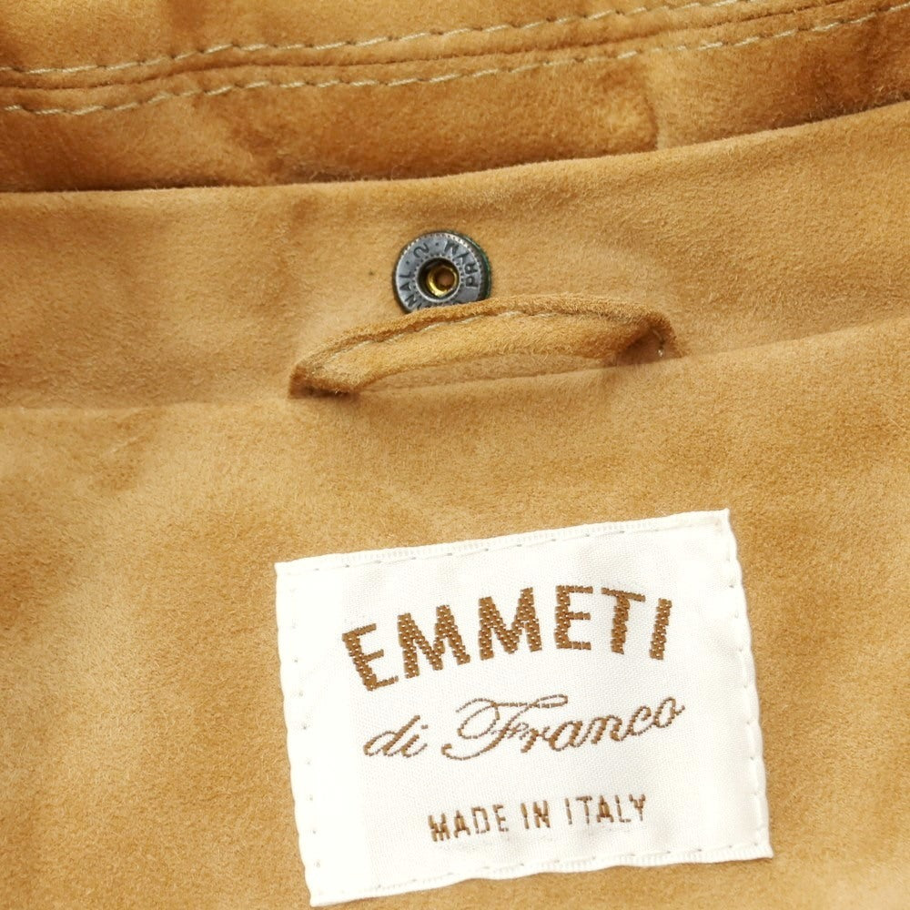 [Used] EMMETI goatskin suede padded trench coat, camel [size 48] [BRW] [A/W] [condition rank C] [men&