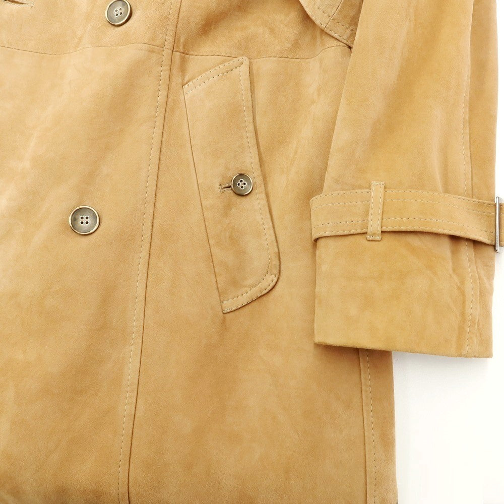 [Used] EMMETI goatskin suede padded trench coat, camel [size 48] [BRW] [A/W] [condition rank C] [men&