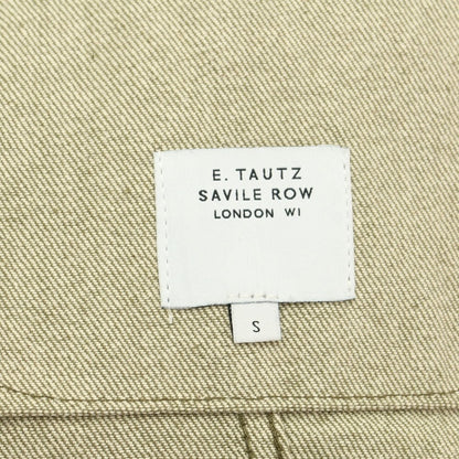 [Used] E.TAUTZ denim work jacket, blouson, light olive [size S] [GRN] [S/S/A/W] [condition rank B] ​​[men&