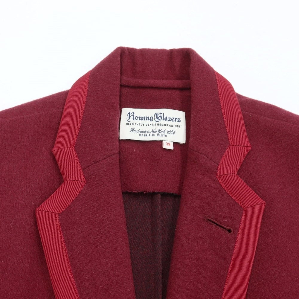 [Used] Rowing Blazers Wool Casual Jacket Wine Red [Size 38] [RED] [A/W] [Condition Rank B] ​​[Men&