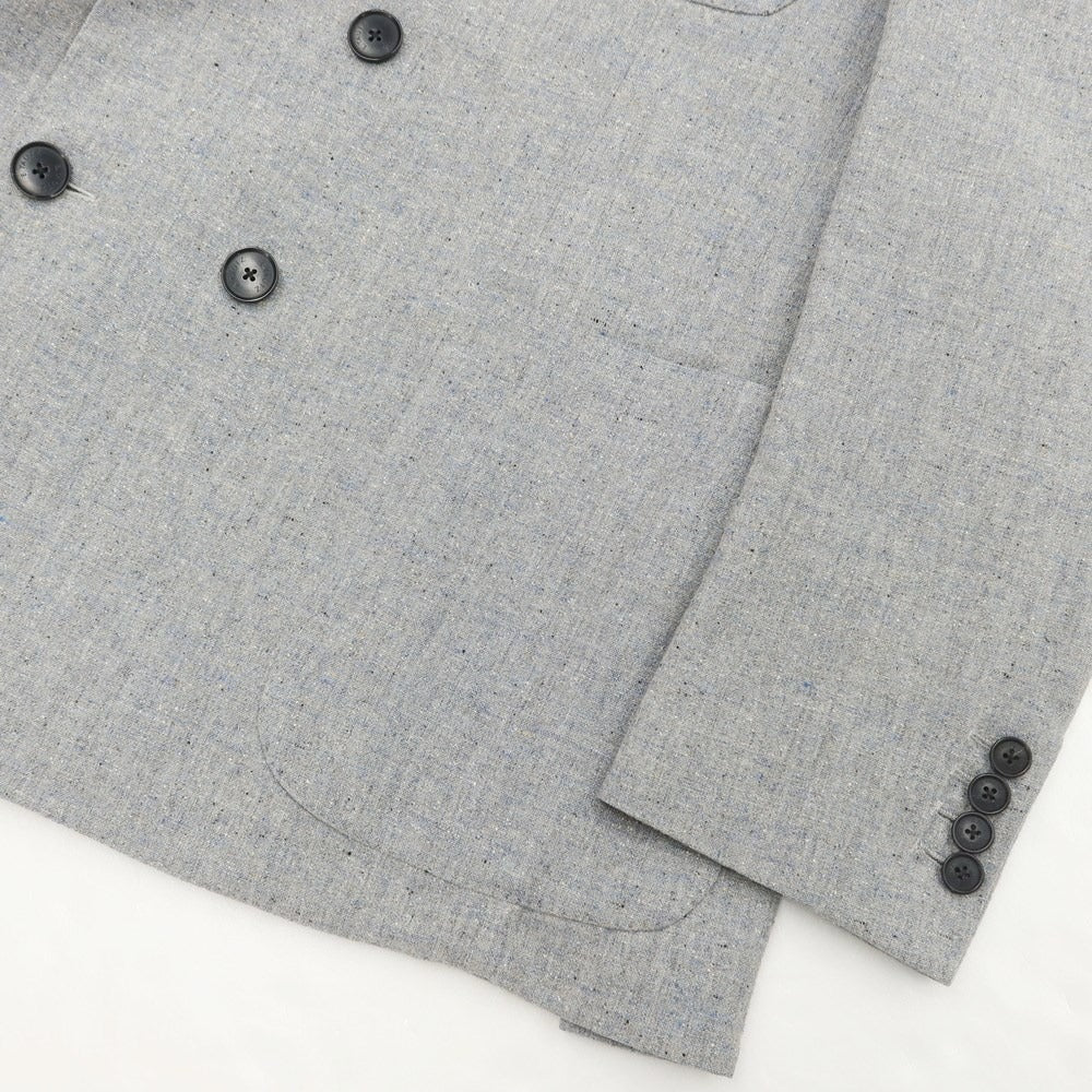 [Used] E.TAUTZ Wool double 4B casual jacket, light ash blue [Size 38] [BLU] [S/S] [Condition Rank B] [Men&