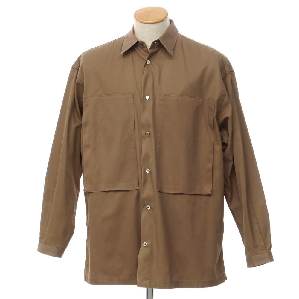 [Used] E.TAUTZ Oversized Casual Shirt Ash Brown [Size S] [BRW] [S/S/A/W] [Condition Rank C] [Men&