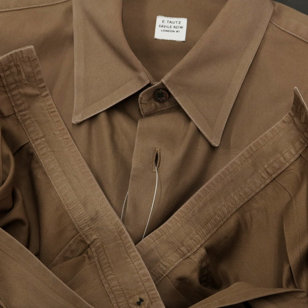 [Used] E.TAUTZ Oversized Casual Shirt Ash Brown [Size S] [BRW] [S/S/A/W] [Condition Rank C] [Men&