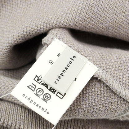 [Used] Crepuscule Cotton Crew Neck Pullover Knit Grey [Size 2] [GRY] [S/S] [Condition Rank B] [Men&