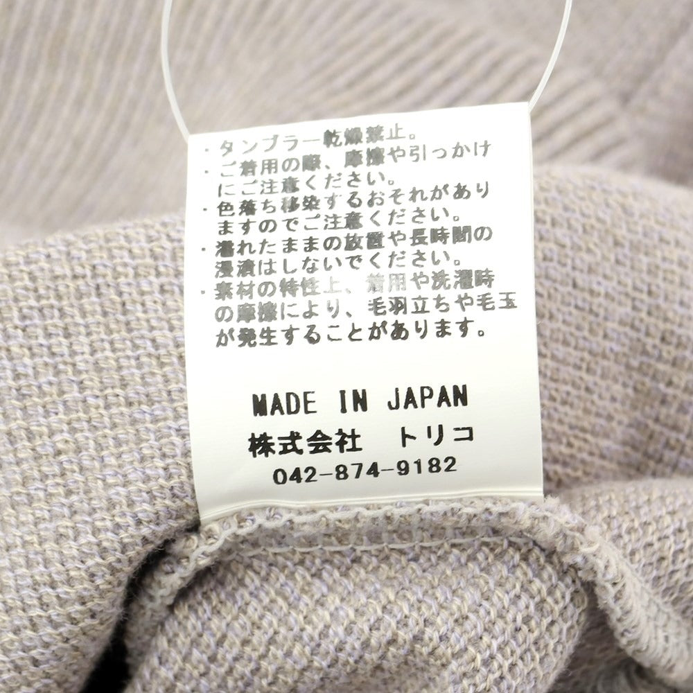 [Used] Crepuscule Cotton Crew Neck Pullover Knit Grey [Size 2] [GRY] [S/S] [Condition Rank B] [Men&