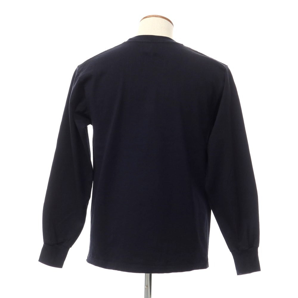 [Used] FREEMANS SPORTING CLUB Cotton Long Sleeve Crew Neck T-Shirt Navy [Size 2] [NVY] [S/S/A/W] [Condition Rank C] [Men&