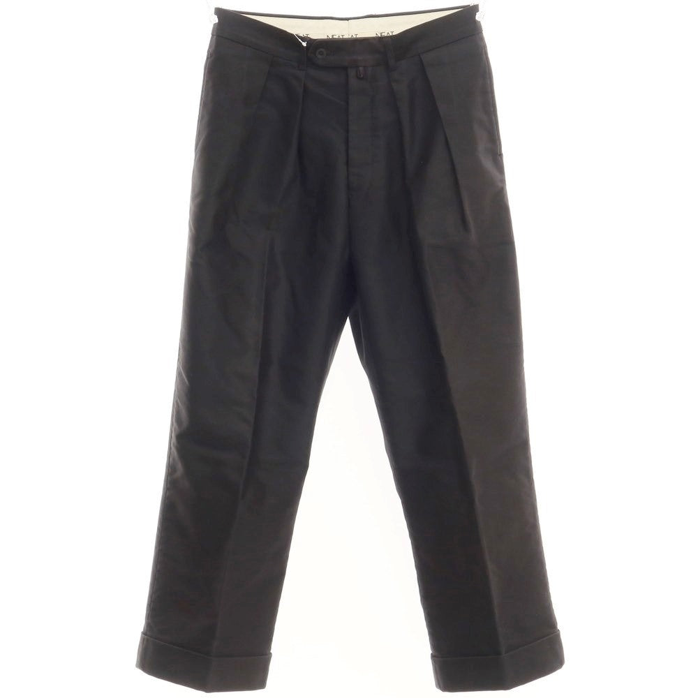 [Used] NEAT Cotton Wide Chino Pants Black [Size 46] [BLK] [S/S/A/W] [Condition Rank D] [Men&