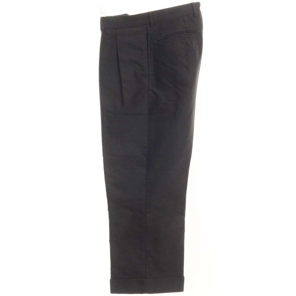 [Used] NEAT Cotton Wide Chino Pants Black [Size 46] [BLK] [S/S/A/W] [Condition Rank D] [Men&