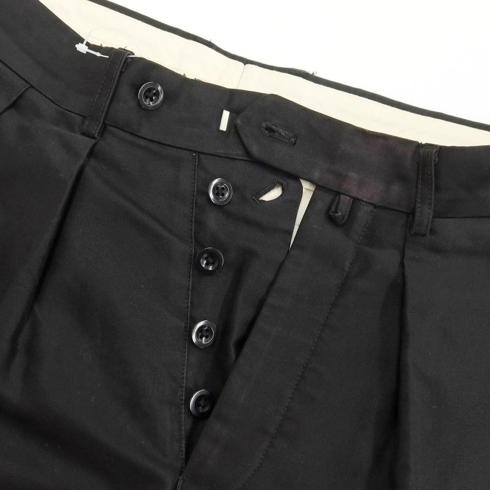 [Used] NEAT Cotton Wide Chino Pants Black [Size 46] [BLK] [S/S/A/W] [Condition Rank D] [Men&