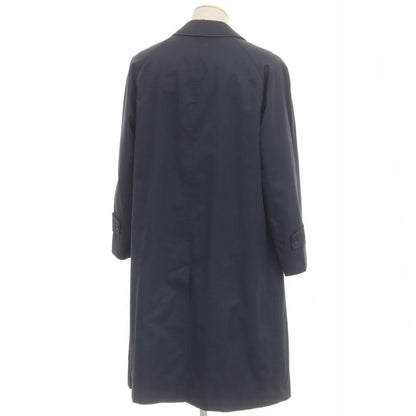 [Used] Aquascutum Twill Cotton Polyester Balmac Coat Navy [36] [Condition Rank D] [Men&