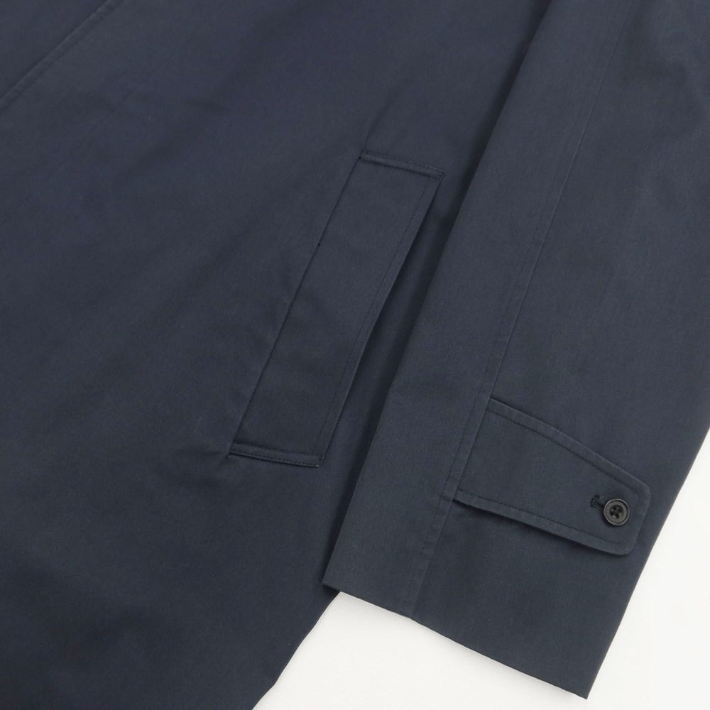 [Used] Aquascutum Twill Cotton Polyester Balmac Coat Navy [36] [Condition Rank D] [Men&