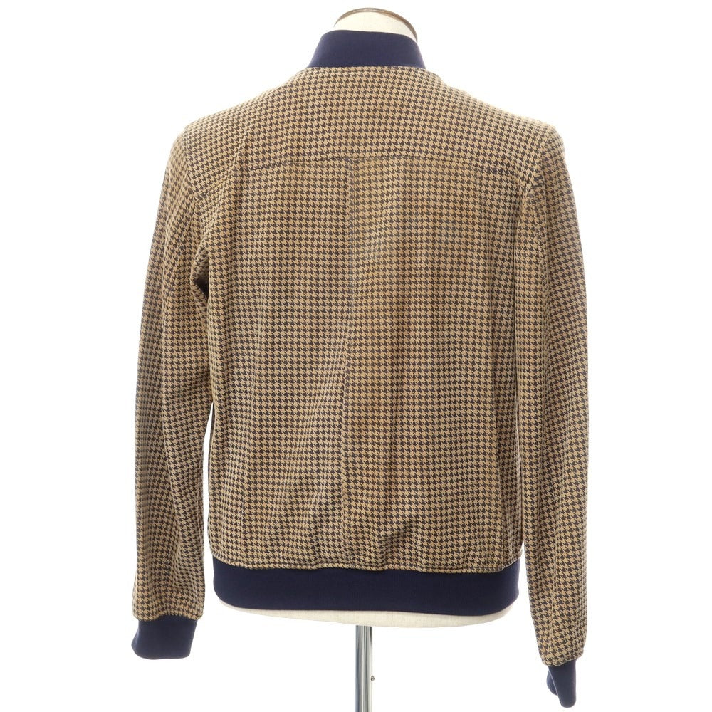 [Used] rvl suede houndstooth leather blouson beige x black [size 48] [BEI] [A/W] [condition rank C] [men&