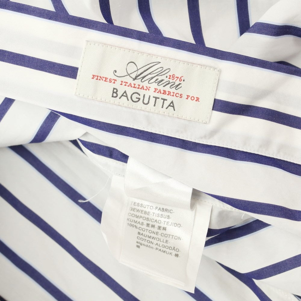 【中古】バグッタ Bagutta ストライプ ドレスシャツ ホワイトxネイビー【サイズ40】【WHT】【S/S/A/W】【状態ランクC】【メンズ】【768794】
[EPD]