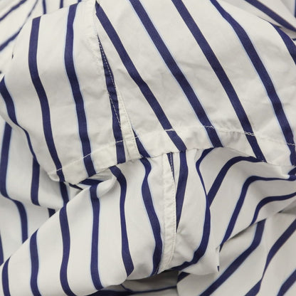 [Used] Bagutta Striped Dress Shirt White x Navy [Size 40] [WHT] [S/S/A/W] [Condition Rank C] [Men&