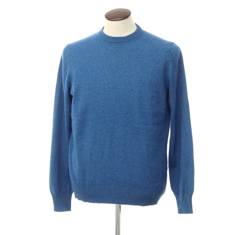 [Used] Brunello Cucinelli Cashmere Crew Neck Knit Blue [Size 52] [BLU] [A/W] [Condition Rank B] ​​[Men&