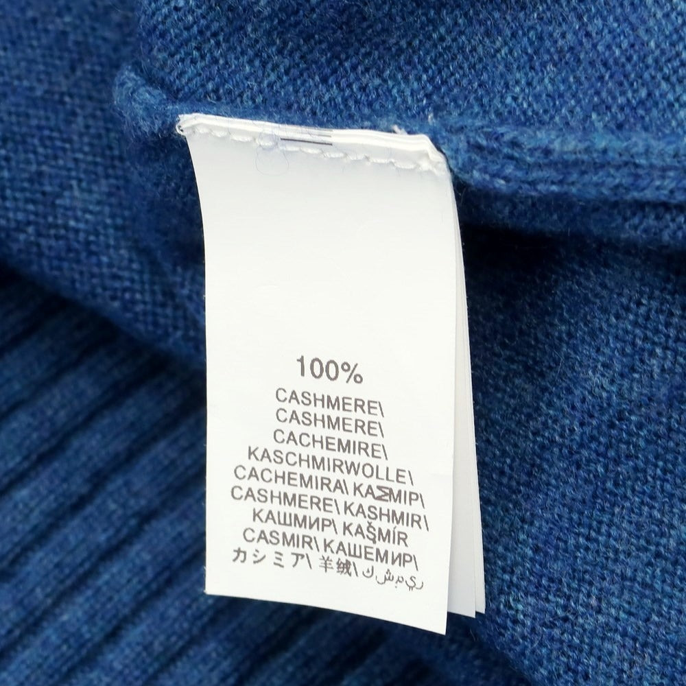 [Used] Brunello Cucinelli Cashmere Crew Neck Knit Blue [Size 52] [BLU] [A/W] [Condition Rank B] ​​[Men&