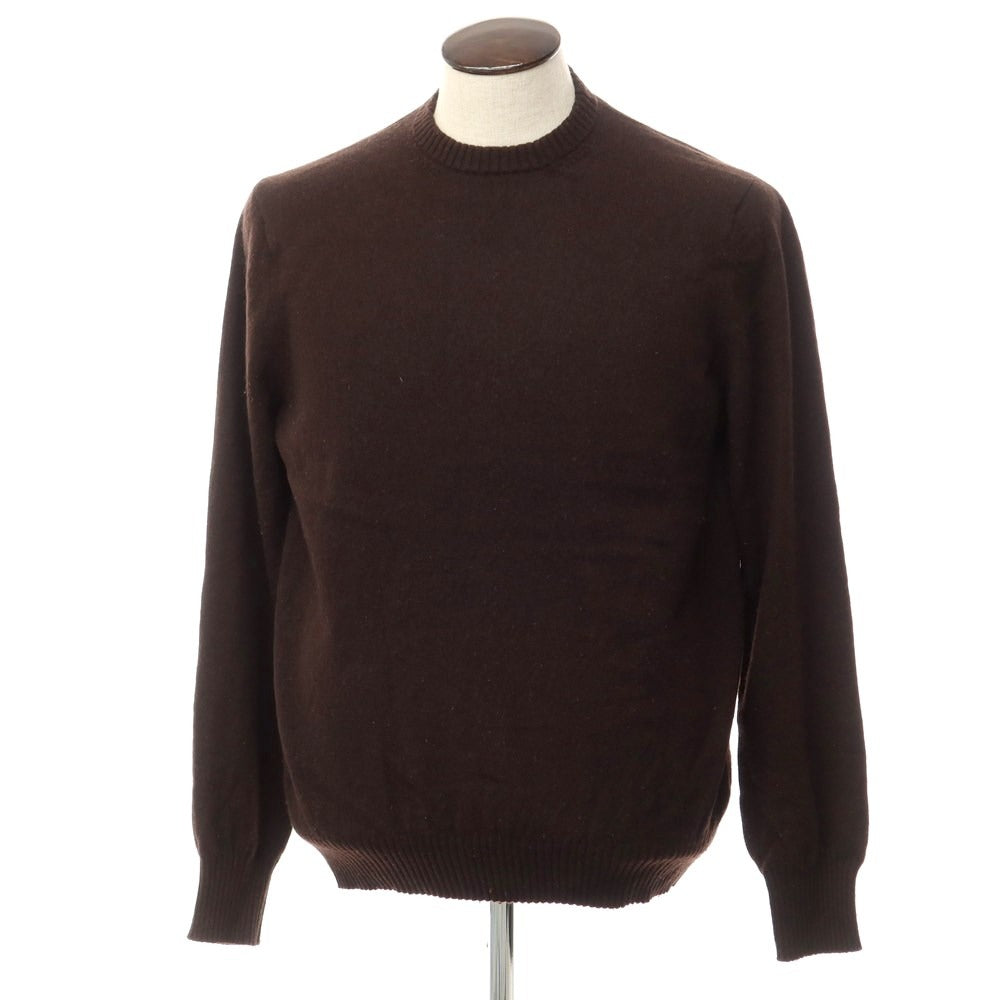 [Used] Brunello Cucinelli Cashmere Crew Neck Knit Brown [Size 52] [BRW] [A/W] [Condition Rank C] [Men&